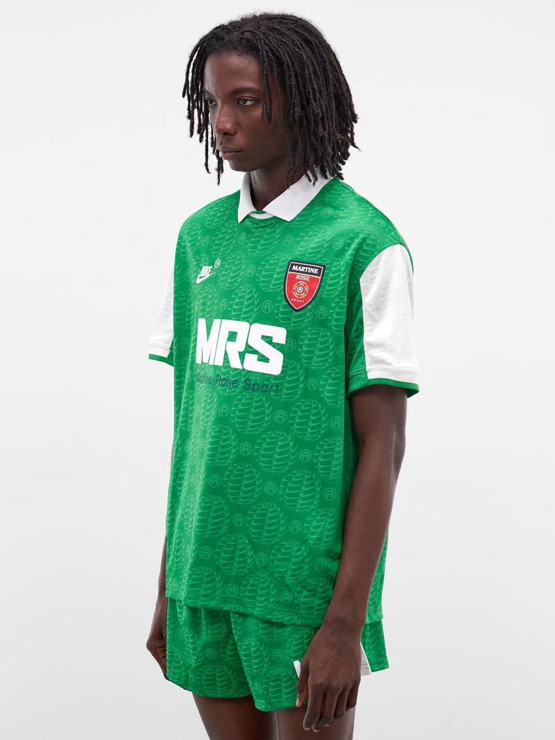 Martine Rose x Nike Green Polo (HM9020-310-LUCKY-GREEN-WHITE)