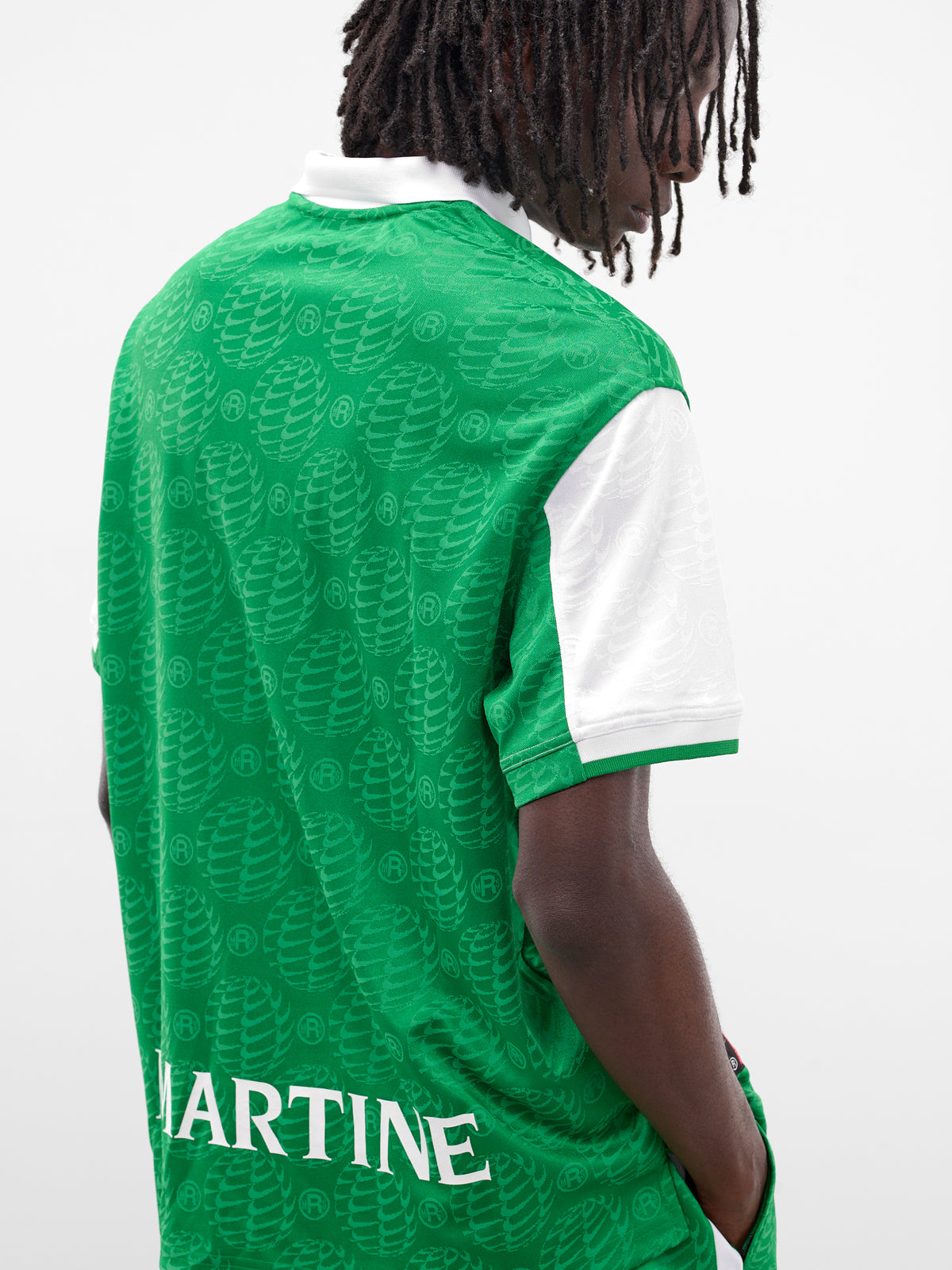 Martine Rose x Nike Green Polo (HM9020-310-LUCKY-GREEN-WHITE)