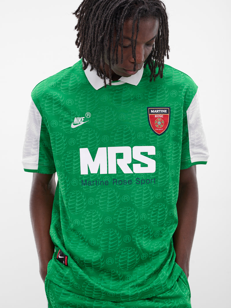 Martine Rose x Nike Green Polo (HM9020-310-LUCKY-GREEN-WHITE)