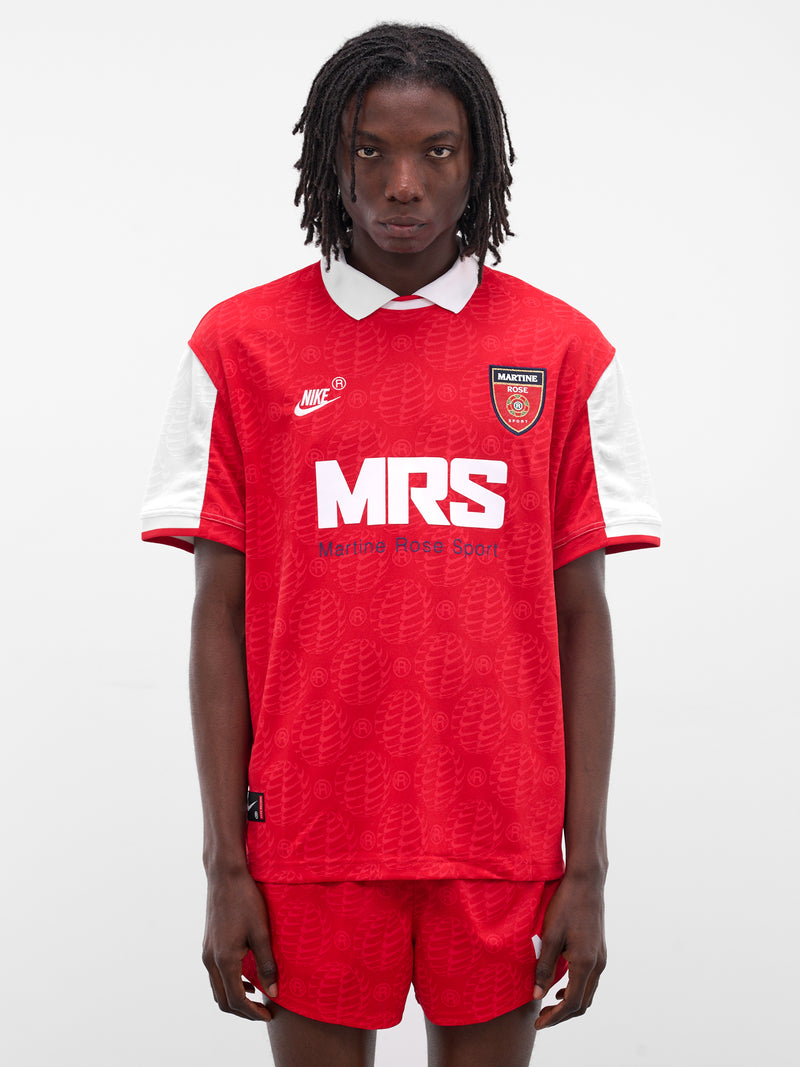 Martine Rose x Nike Red Polo (HM9020-657-UNIVERSITY-RED-WHIT)