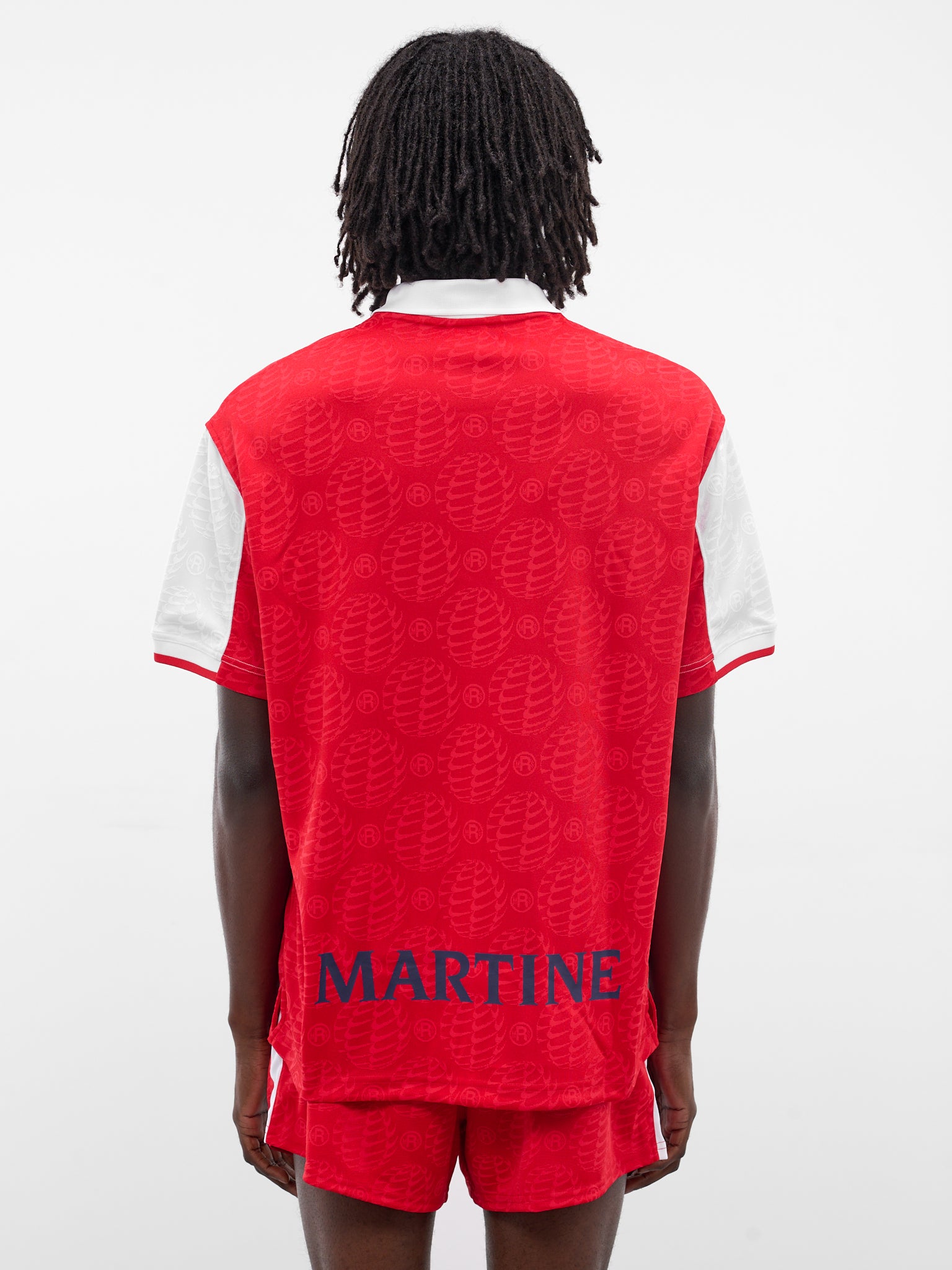 Martine Rose x Nike Red Polo (HM9020-657-UNIVERSITY-RED-WHIT)