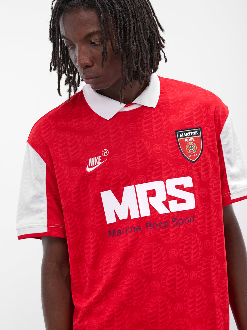 Martine Rose x Nike Red Polo (HM9020-657-UNIVERSITY-RED-WHIT)