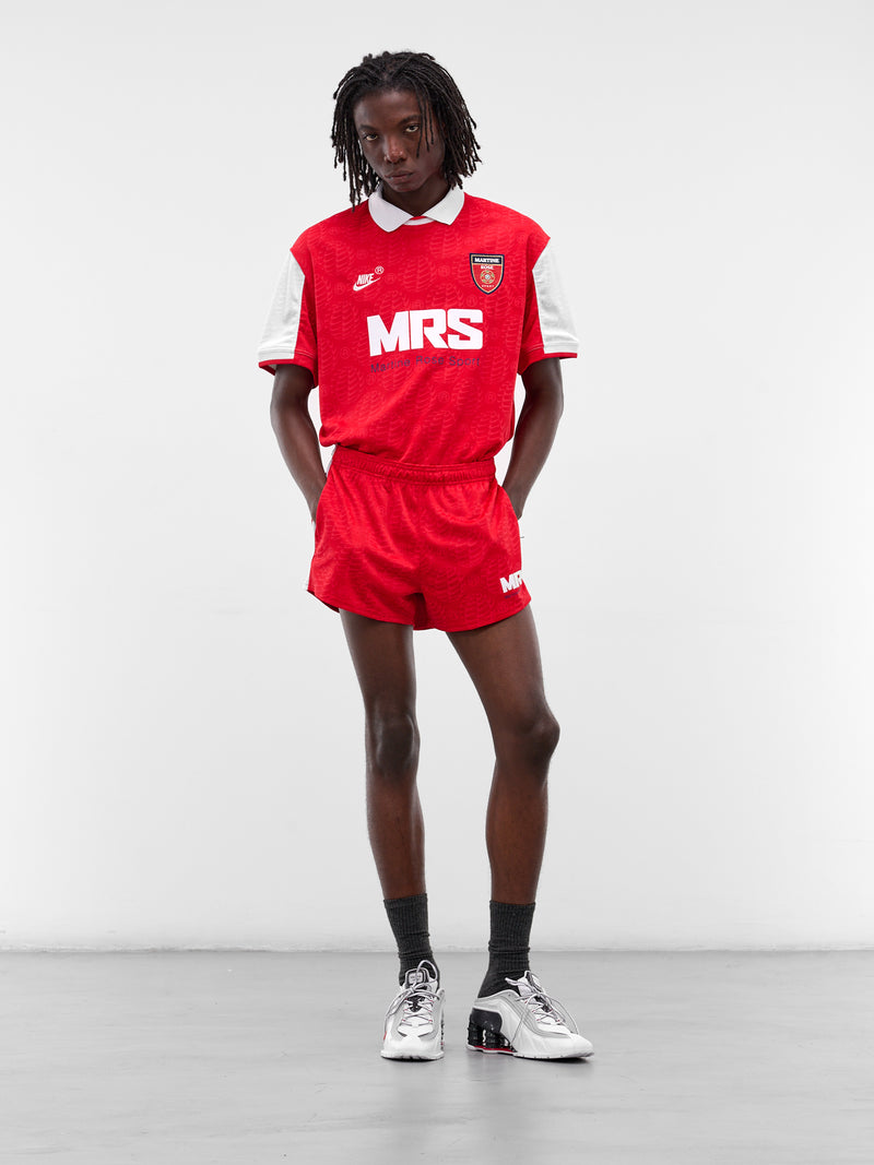 Martine Rose x Nike Red Polo (HM9020-657-UNIVERSITY-RED-WHIT)