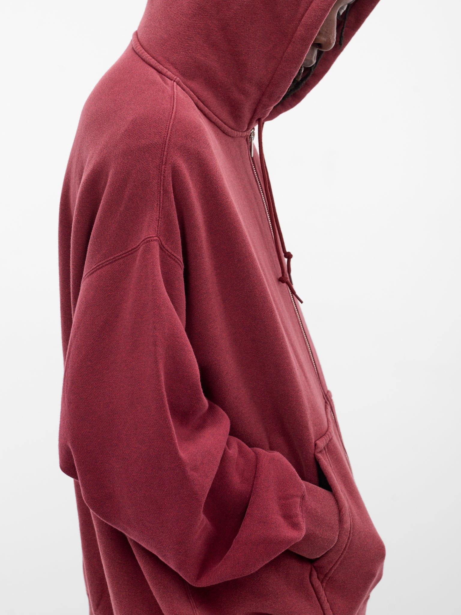 Martine Rose x Nike Oversized Hoodie (HM9026-13-CRIMSON-HTR-WHITE)