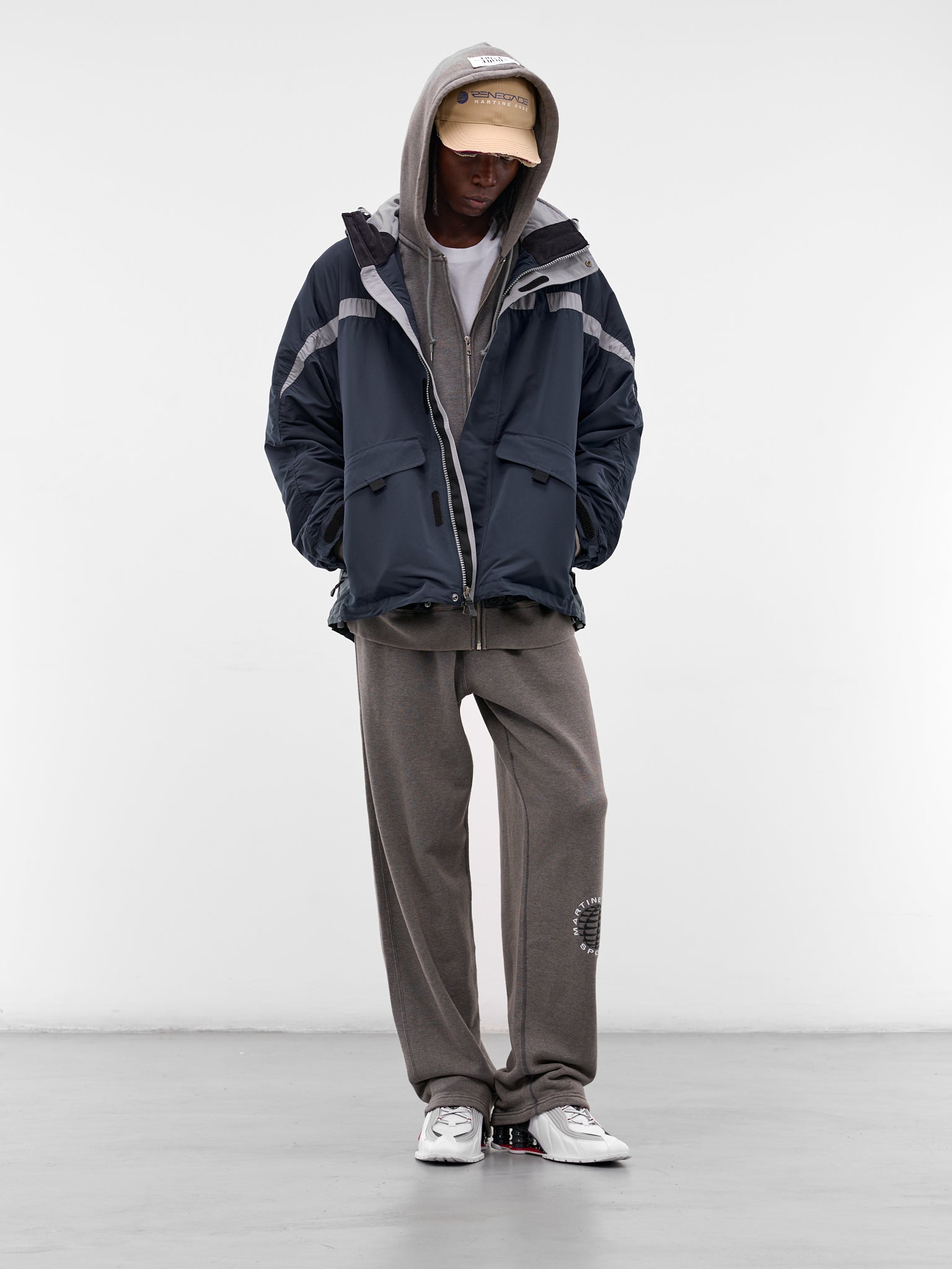 Martine Rose x Nike Relaxed Sweatpants (HM9033-002-CHARCOAL-STEEL-GREY)
