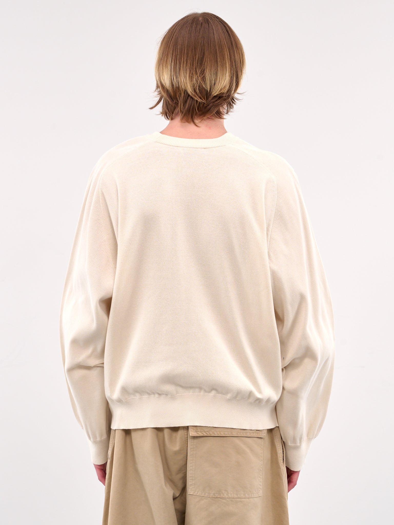 Crewneck Knit Sweater (HMMA75065A-NATURAL)