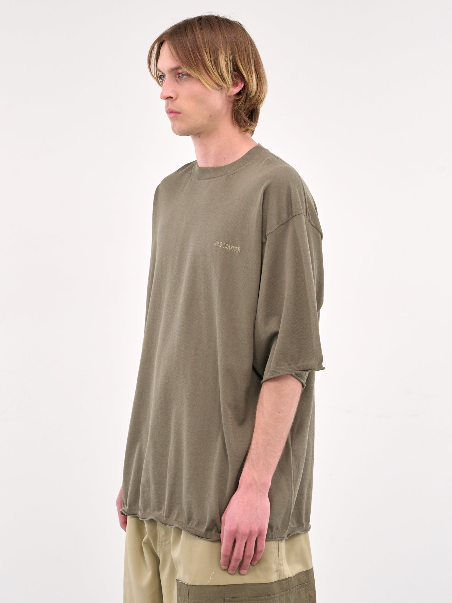Oversized Tee (HMMA75066R-MEDIUM-GREEN)