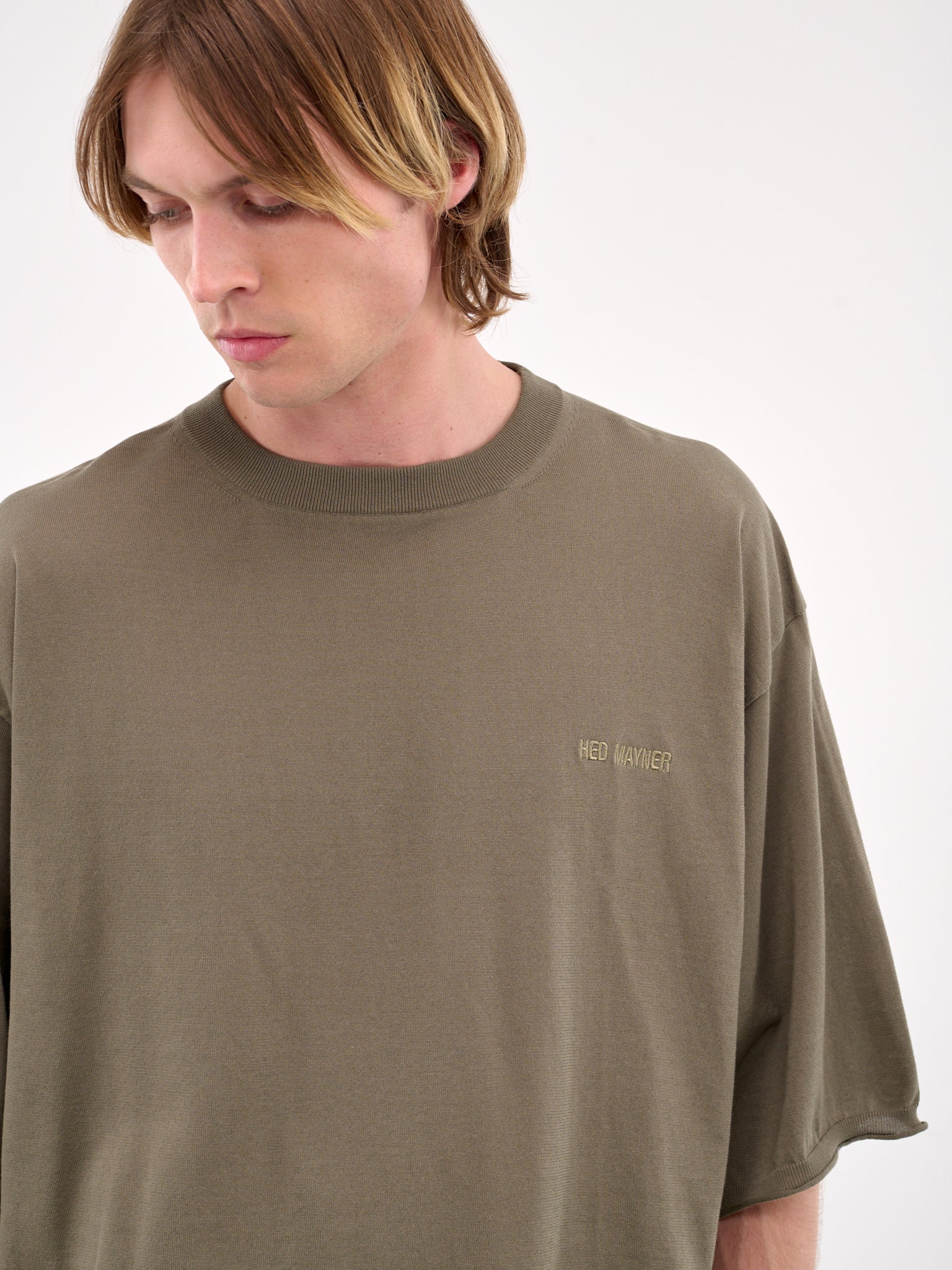Oversized Tee (HMMA75066R-MEDIUM-GREEN)