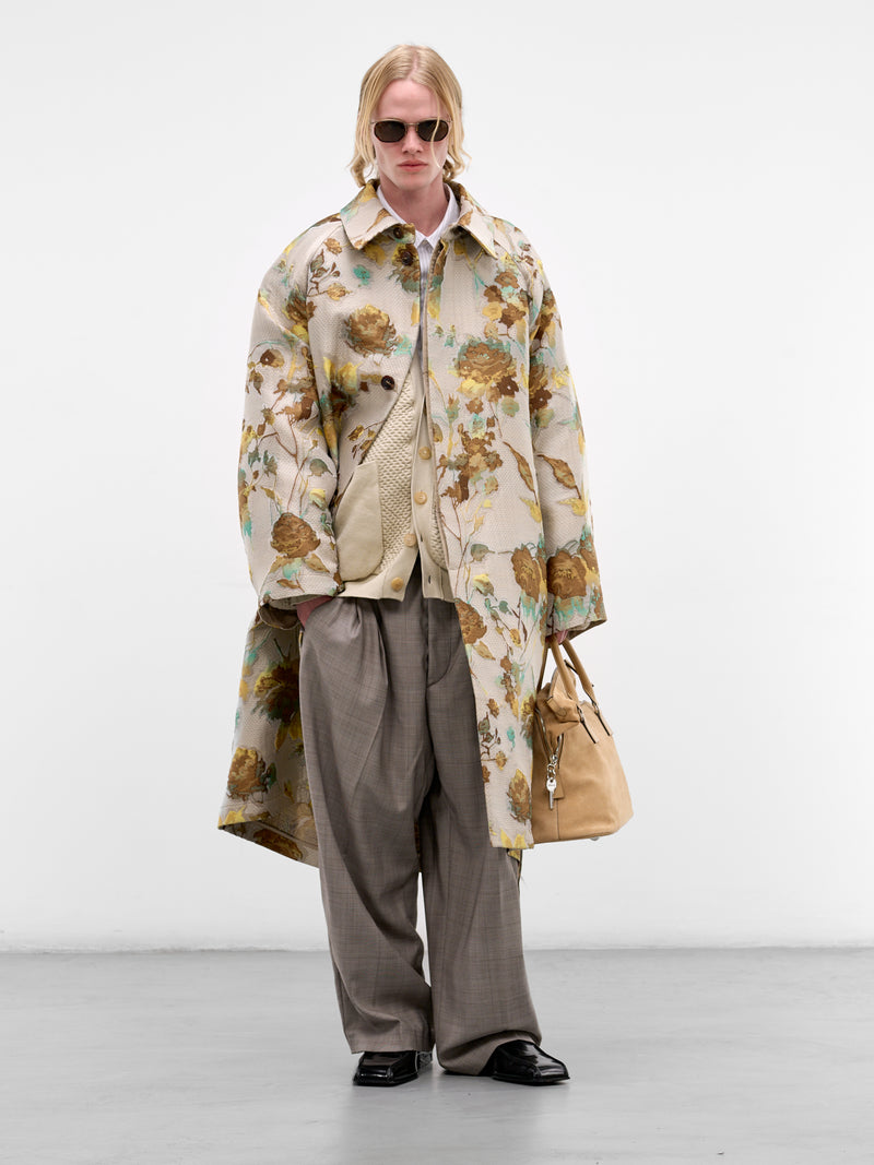 Beige Textured Knit Oversized Cardigan (HMMC75110A-HC628-LIGHT-BEIGE)