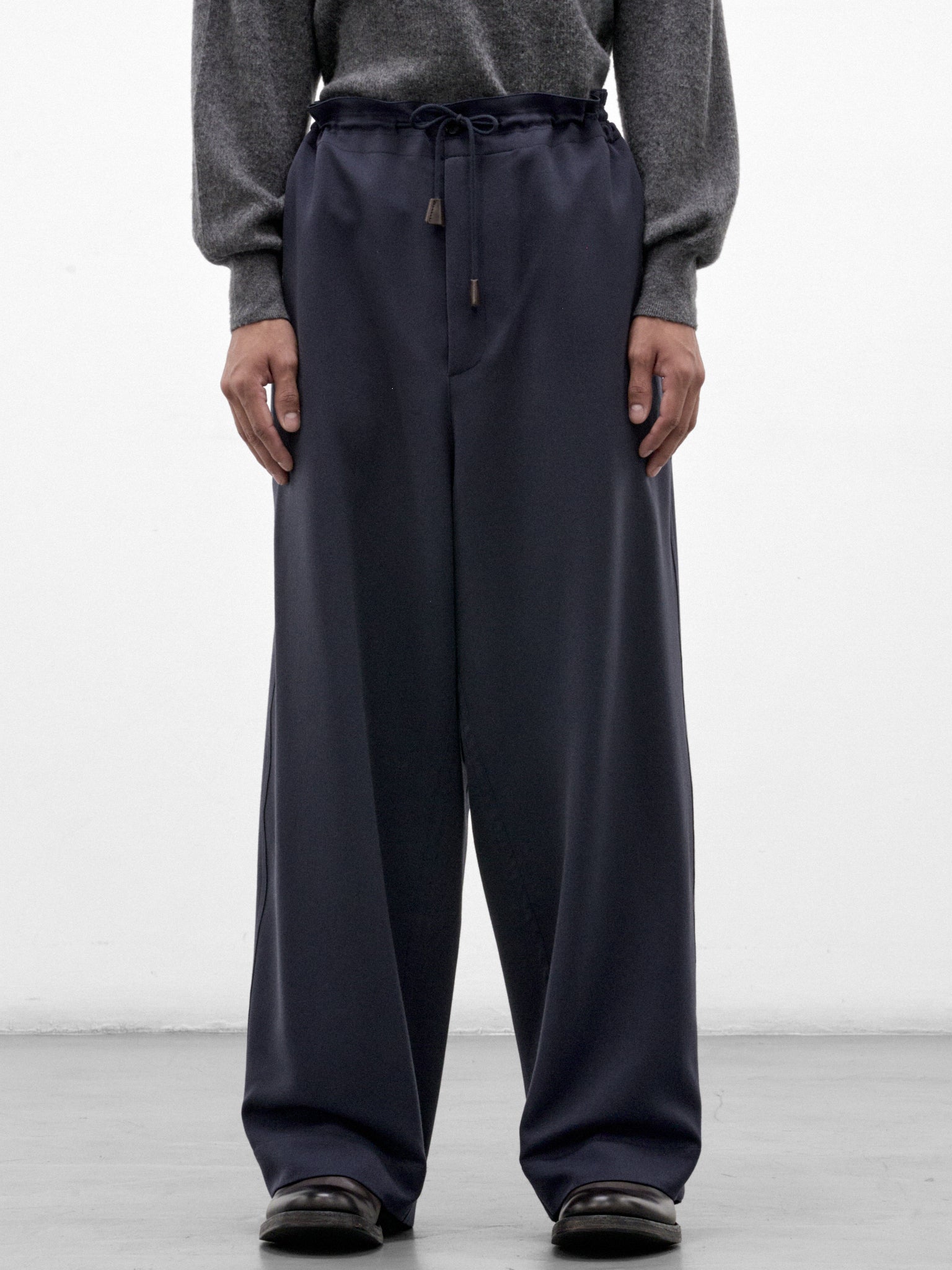 Blue Wide Leg Trousers (HMMD30050A-BLUE)