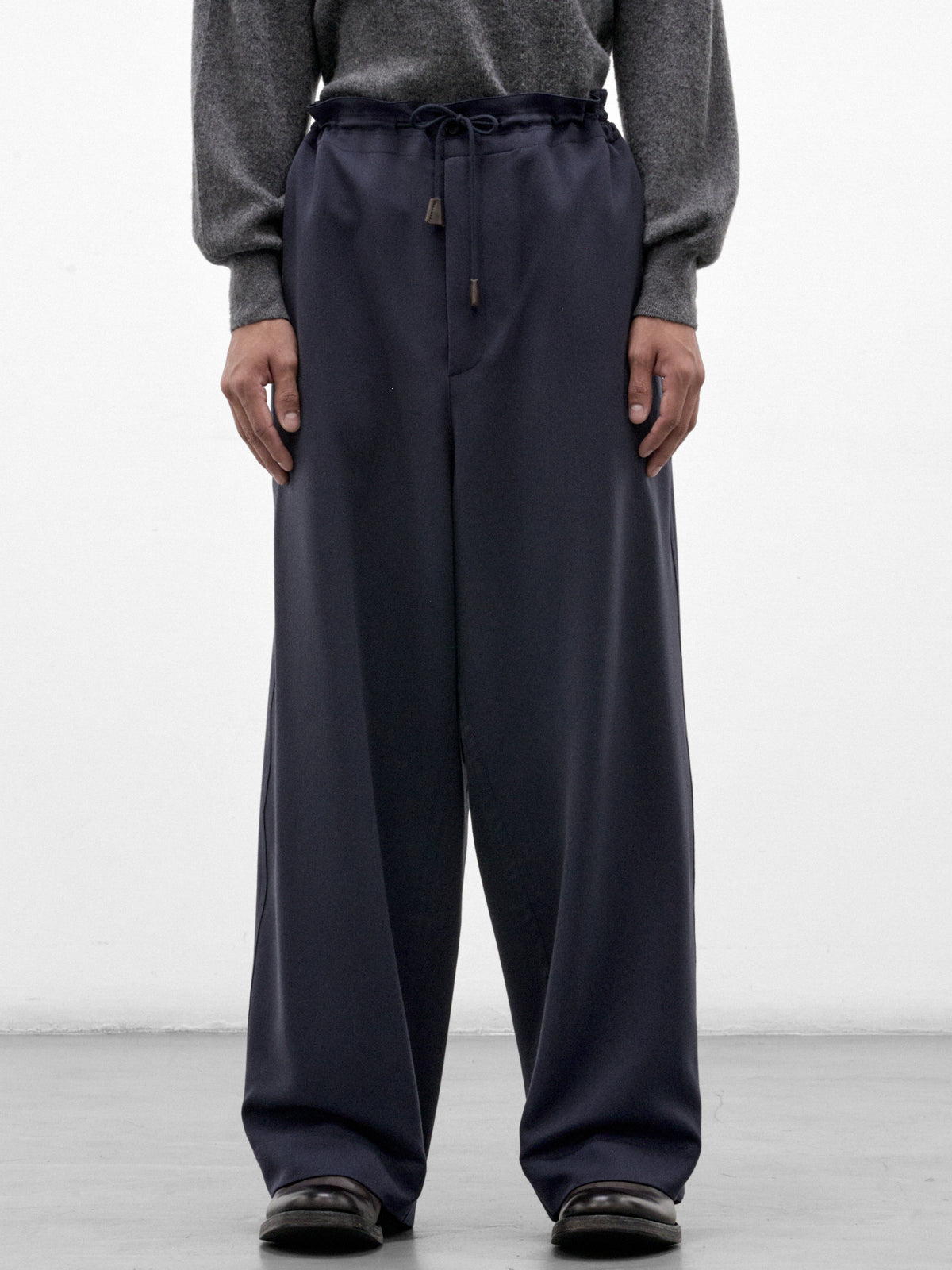 Blue Wide Leg Trousers (HMMD30050A-BLUE)