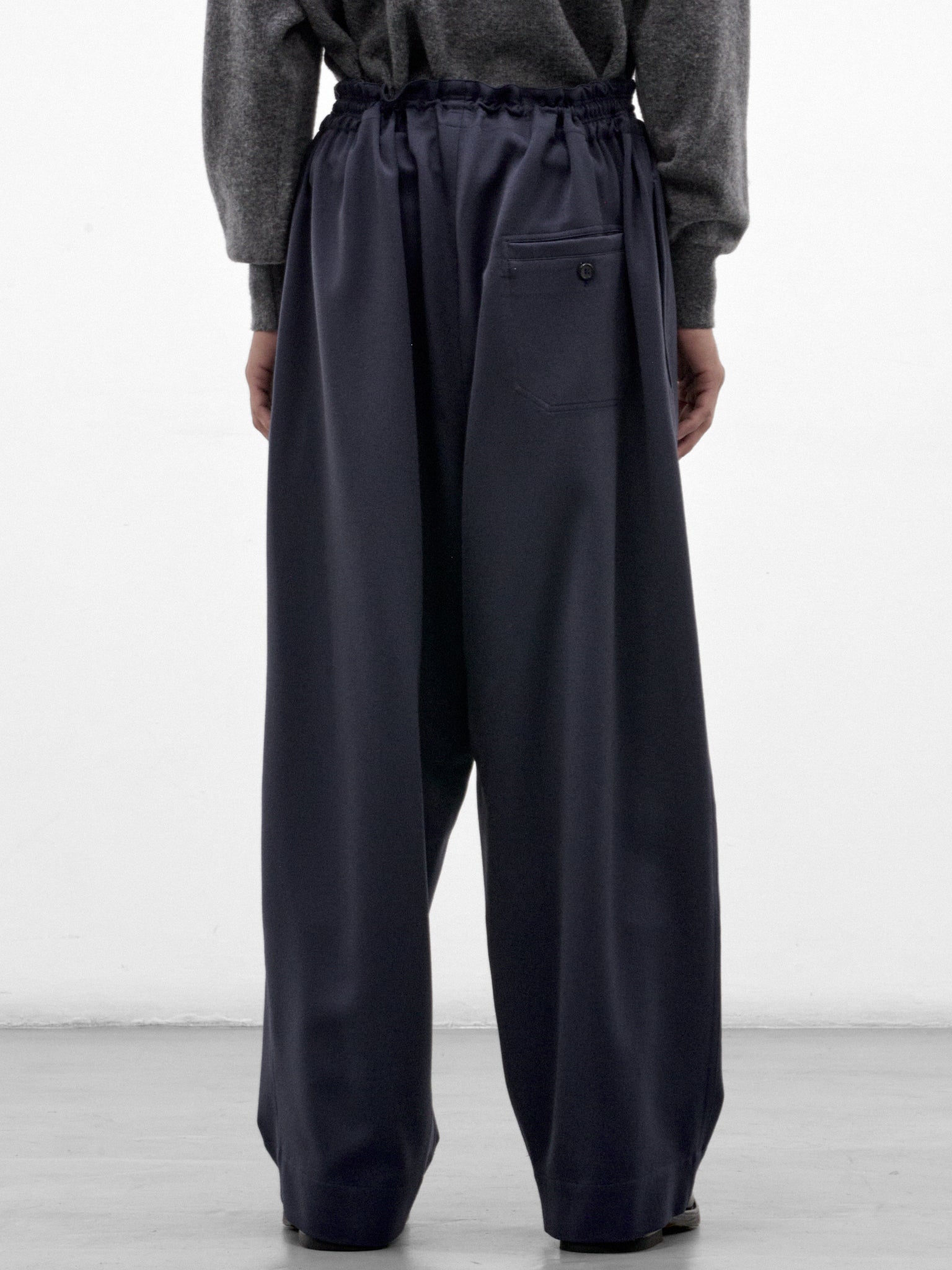 Blue Wide Leg Trousers (HMMD30050A-BLUE)