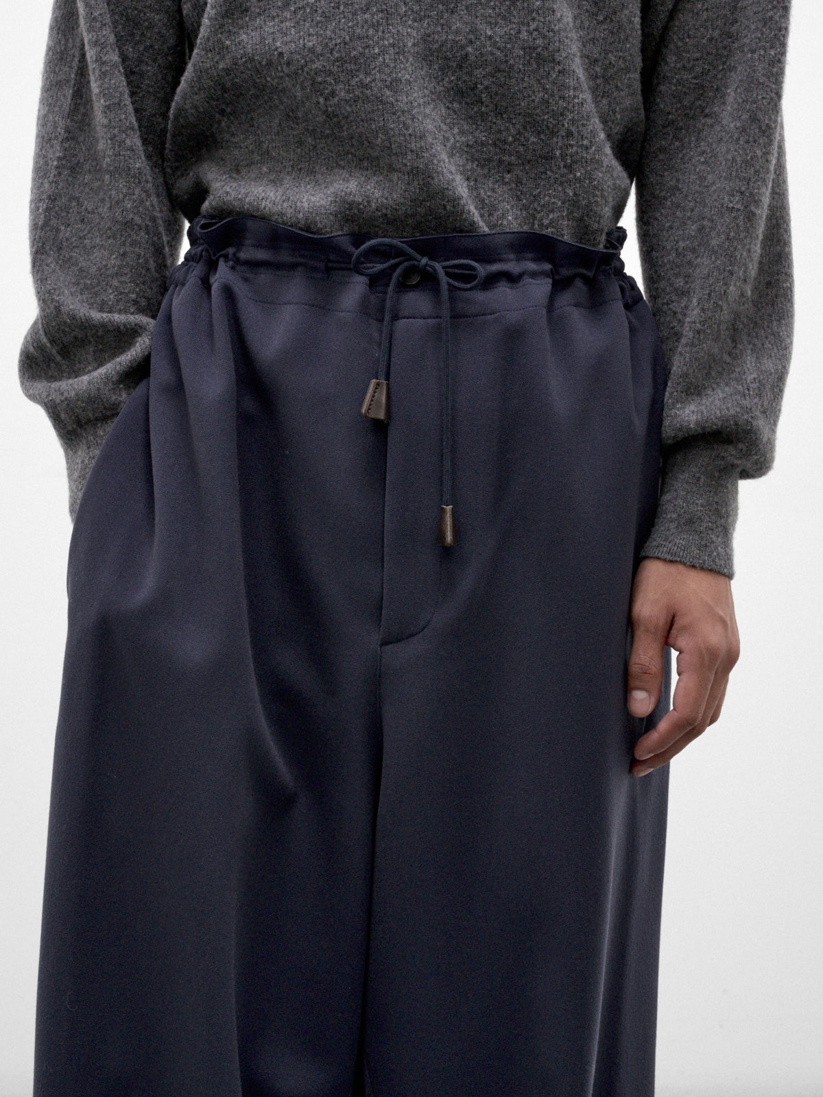 Blue Wide Leg Trousers (HMMD30050A-BLUE)