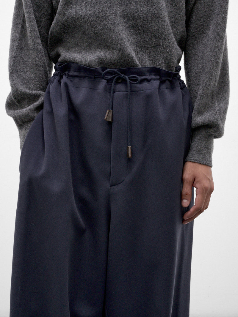 Blue Wide Leg Trousers (HMMD30050A-BLUE)