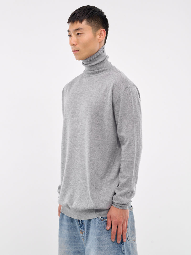 Knit Turtleneck (HMMZ75057A-HZ610-MEDIUM-GREY)