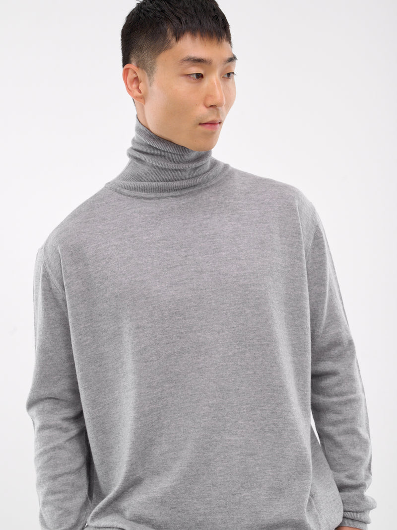 Knit Turtleneck (HMMZ75057A-HZ610-MEDIUM-GREY)
