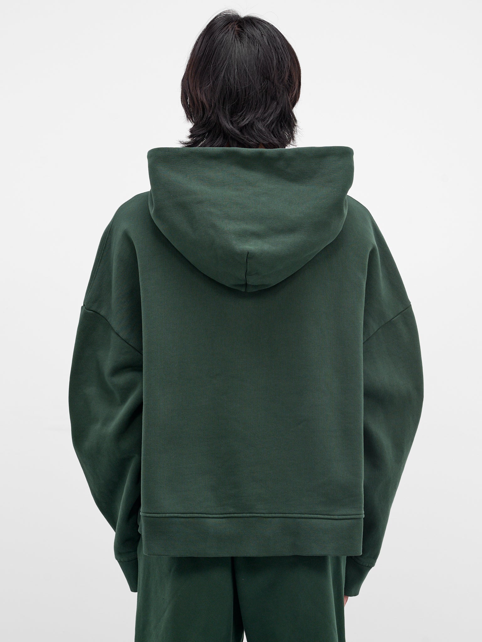 Green Oversized Cotton Hoodie (HO04012-COLLEGE-GREEN)