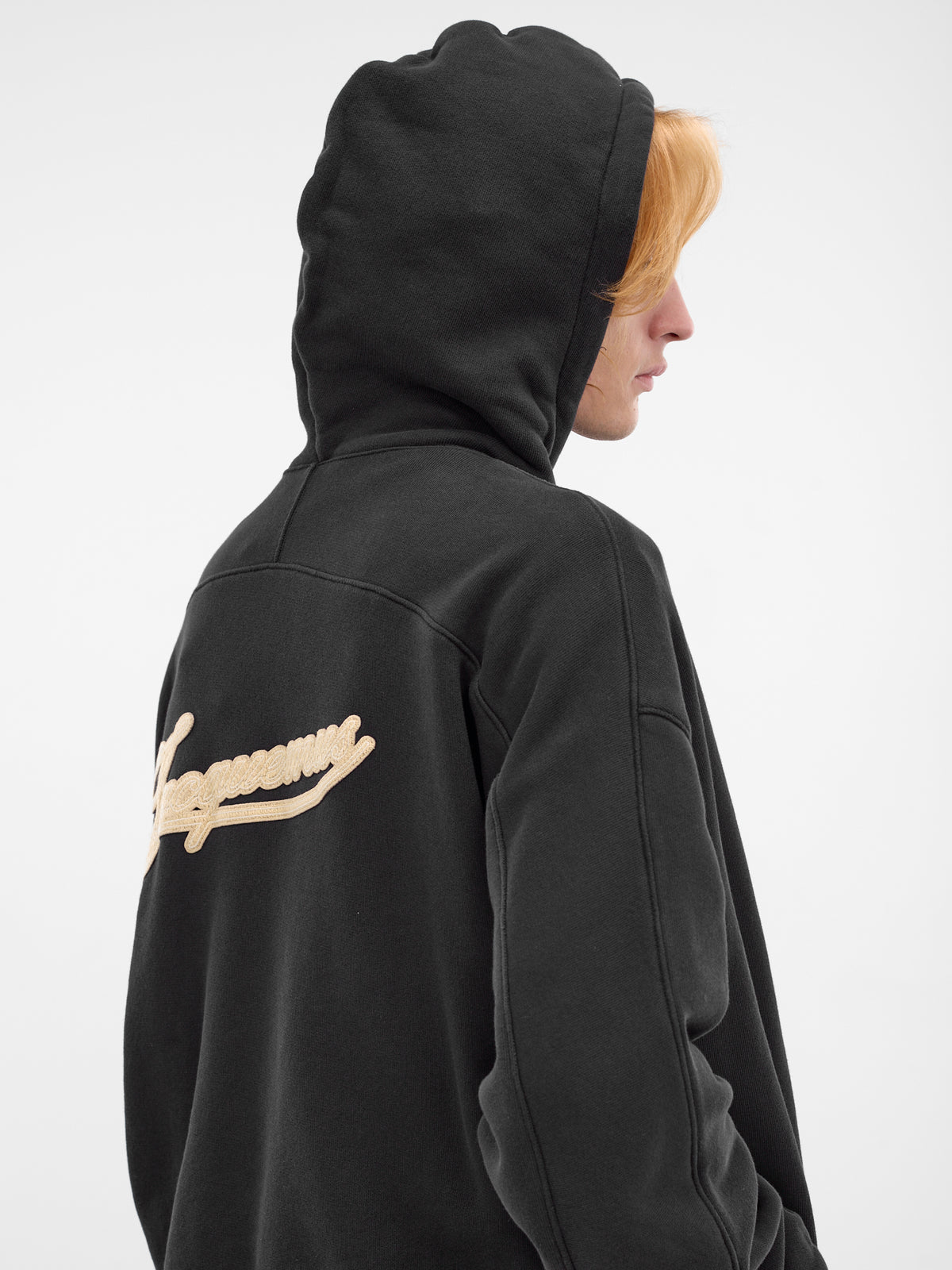 Navy Embroidered Rosemary Zip Hoodie (HOM00302AJ00262-DARK-NAVY)