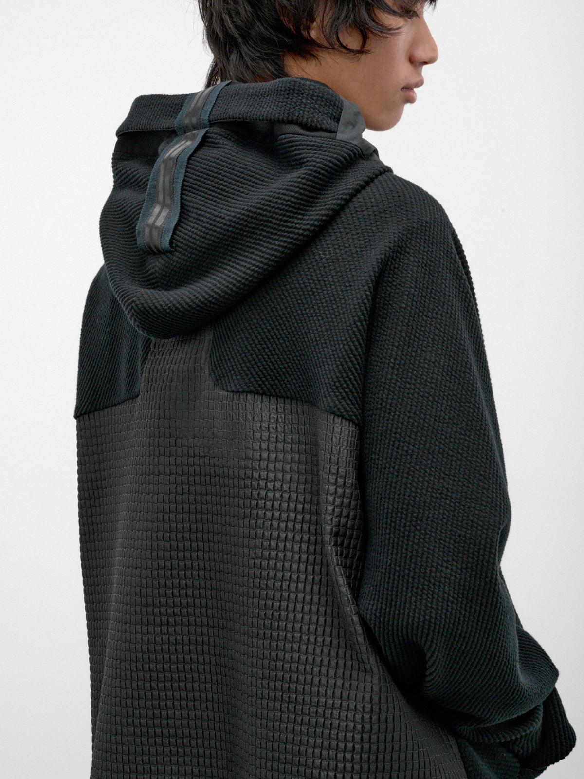 Ink Cotton Hooden Cordflex Top (HOODEN-CORDFLEX-INK)