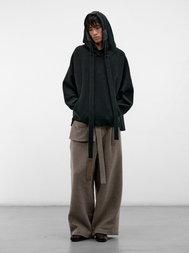 Ink Cotton Hooden Cordflex Top (HOODEN-CORDFLEX-INK)