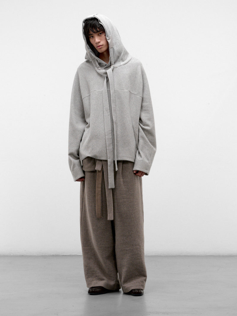 Gray Cotton Hooden Cordflex Top (HOODEN-CORDFLEX-SNEATHER-GREY)