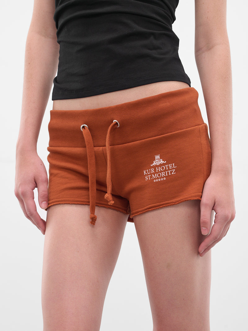 Ginger 'St Moritz' Mini Shorts (HOTEL-ST-MORITZ-SHORTS-GINGER)
