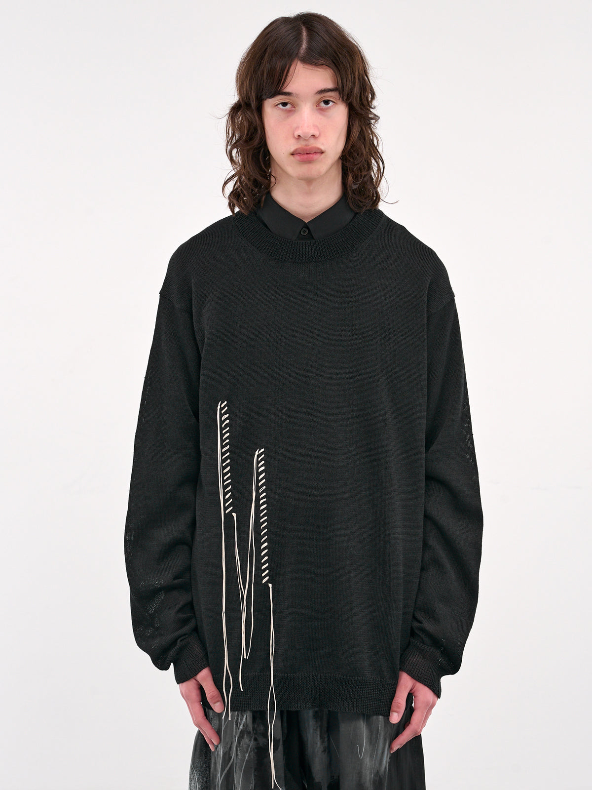 Embroidered Sweater (HP-K18-383-2-BLACK)