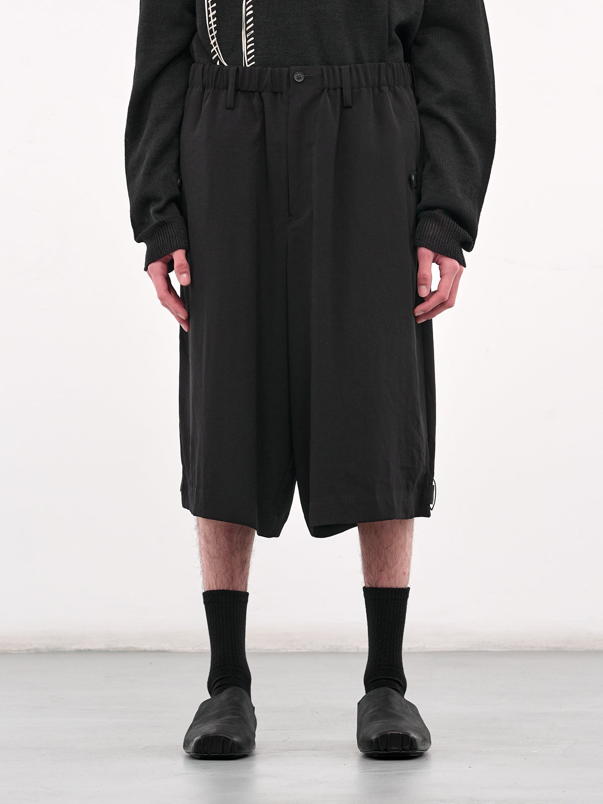 Tab Half Pants (HP-P17-500-1-BLACK)