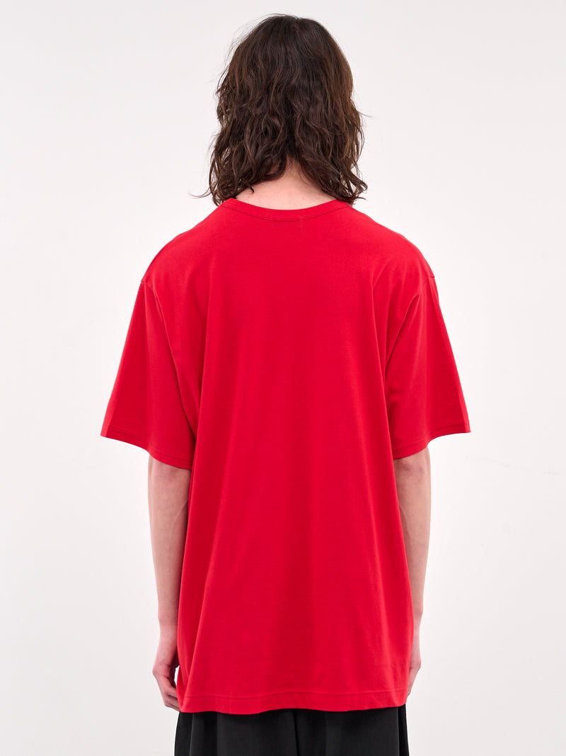 Tシャツ・カットソー Yohji Yamamoto HIGH TWISTED RIB FRONT SWITCH SHORT SLEEVE T HIGH TWISTED RIB FRONT SWITCH SHORT SLEEVE T – THE SHOP