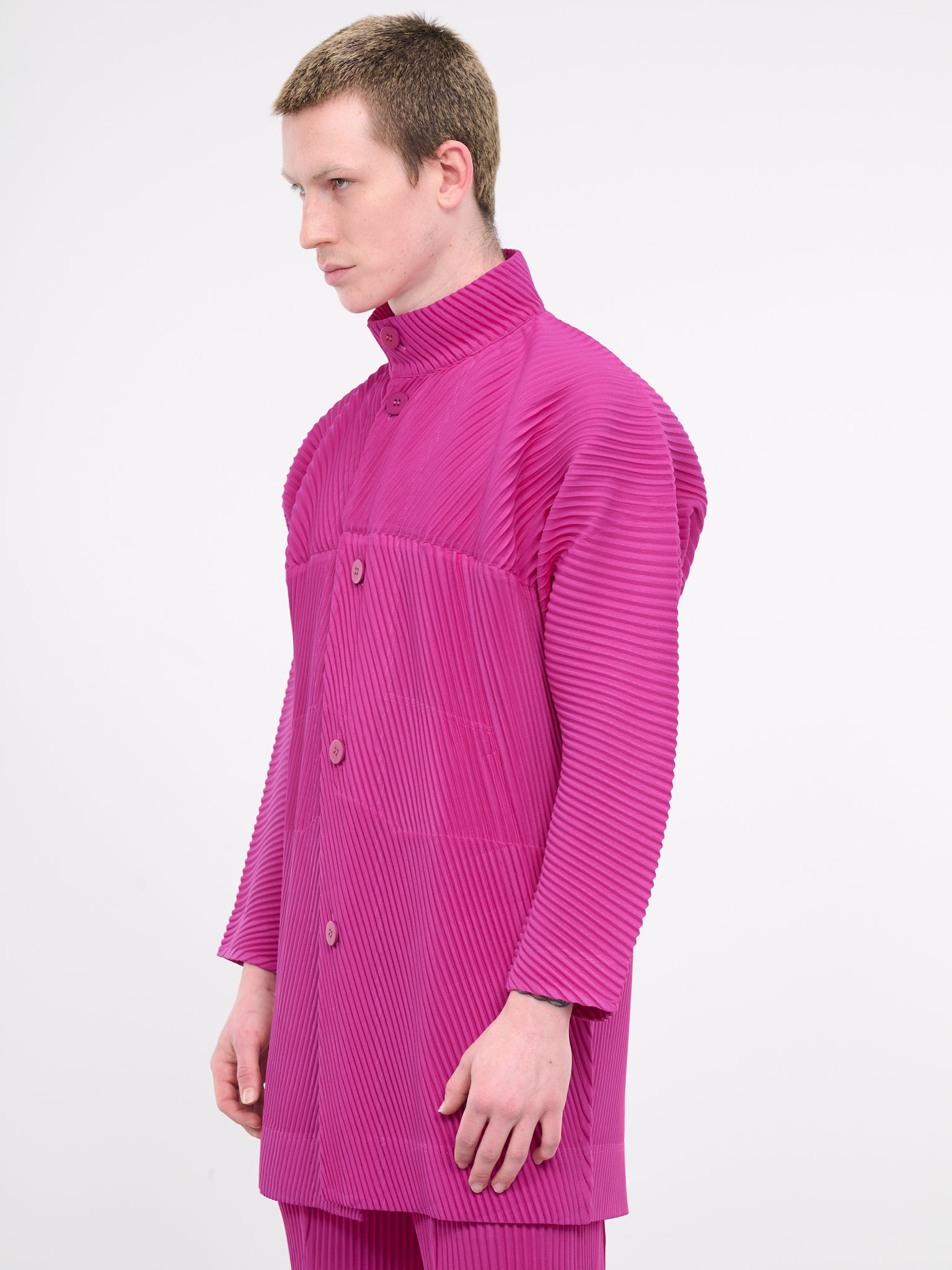 MC November Coat (HP38JA121-25-MAGENTA)