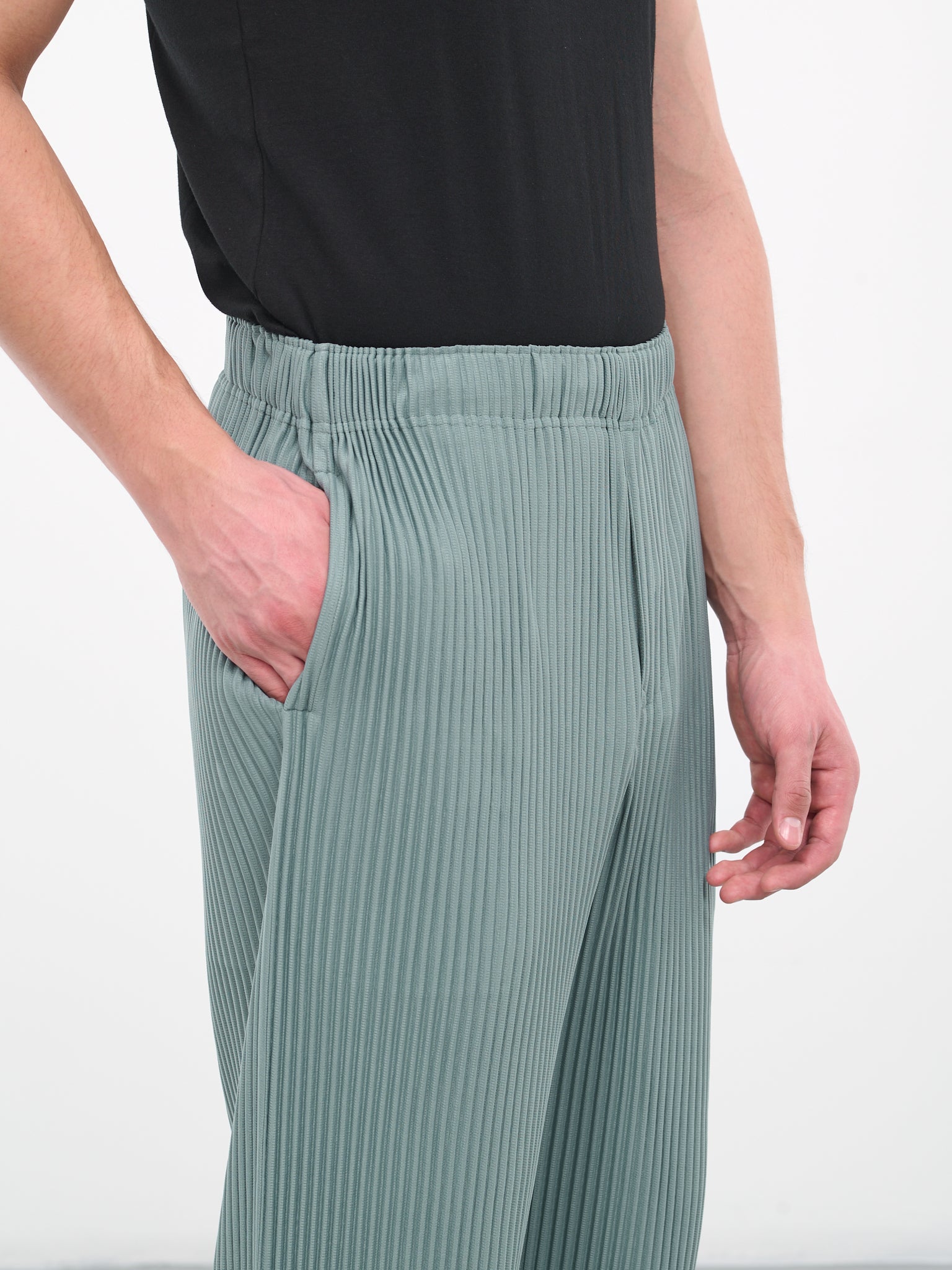 August Trousers (HP38JF109-16-MINT-GRAY)