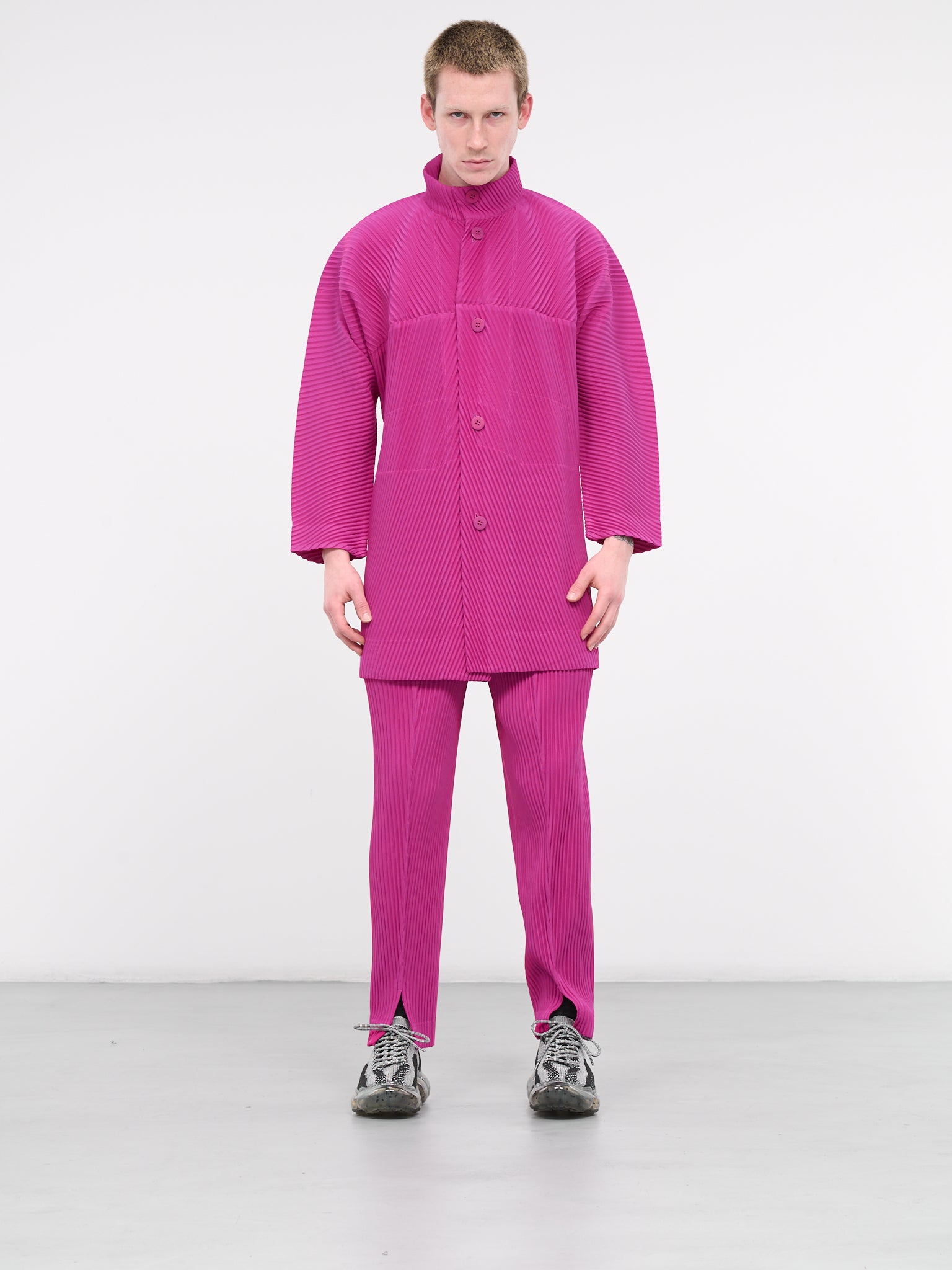 MC November Coat (HP38JA121-25-MAGENTA)