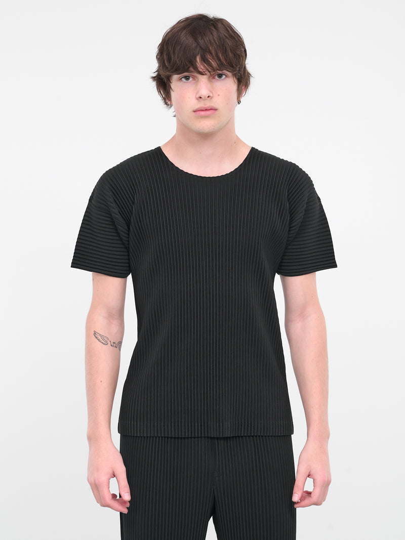 Basics Pleated Tee (HP46JK420-15-BLACK)