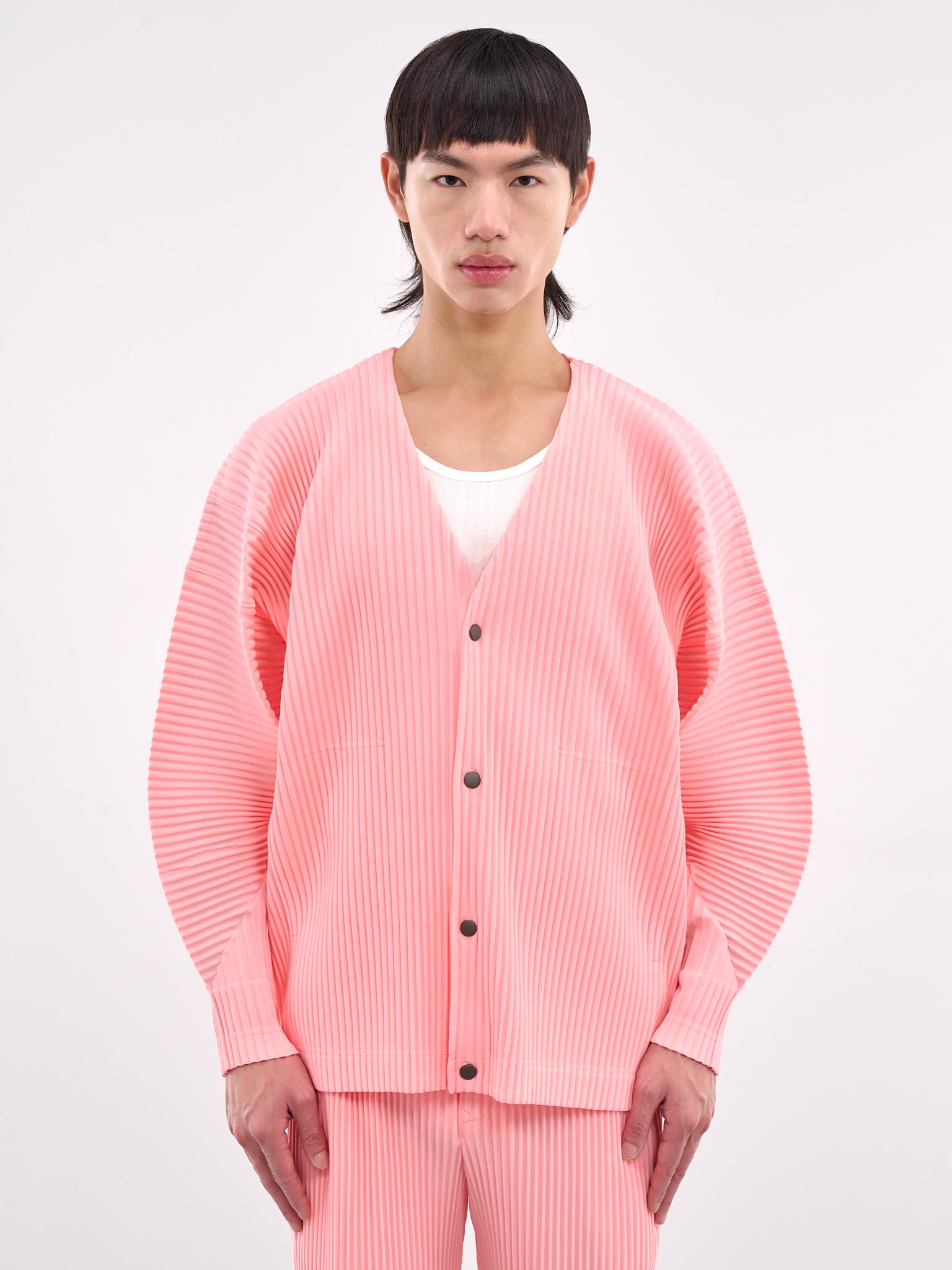 Monthly Color April Cardigan (HP56JL116-21-LIGHT-PINK)