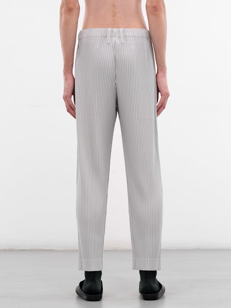 Gray Pleated Basic Pants (HP58JF550-11-LIGHT-GRAY)