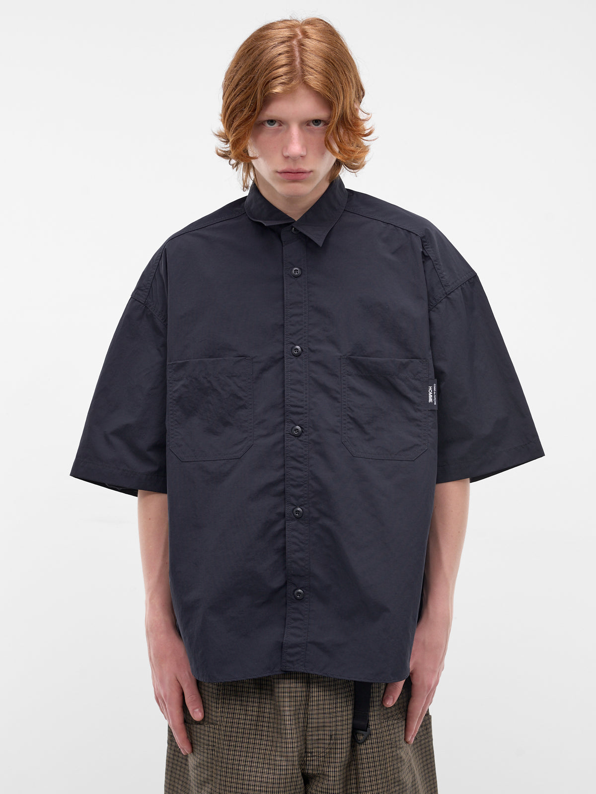 Navy Oversized Boxy Shirt (HQ-B021-S26-NAVY)