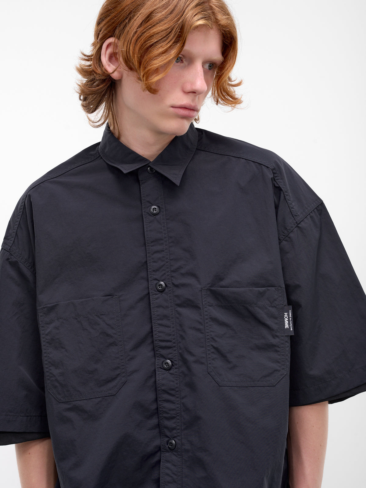 Navy Oversized Boxy Shirt (HQ-B021-S26-NAVY)