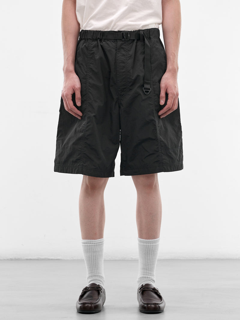 Black Nylon Climbing Shorts (HQ-P034-S26-BLACK)
