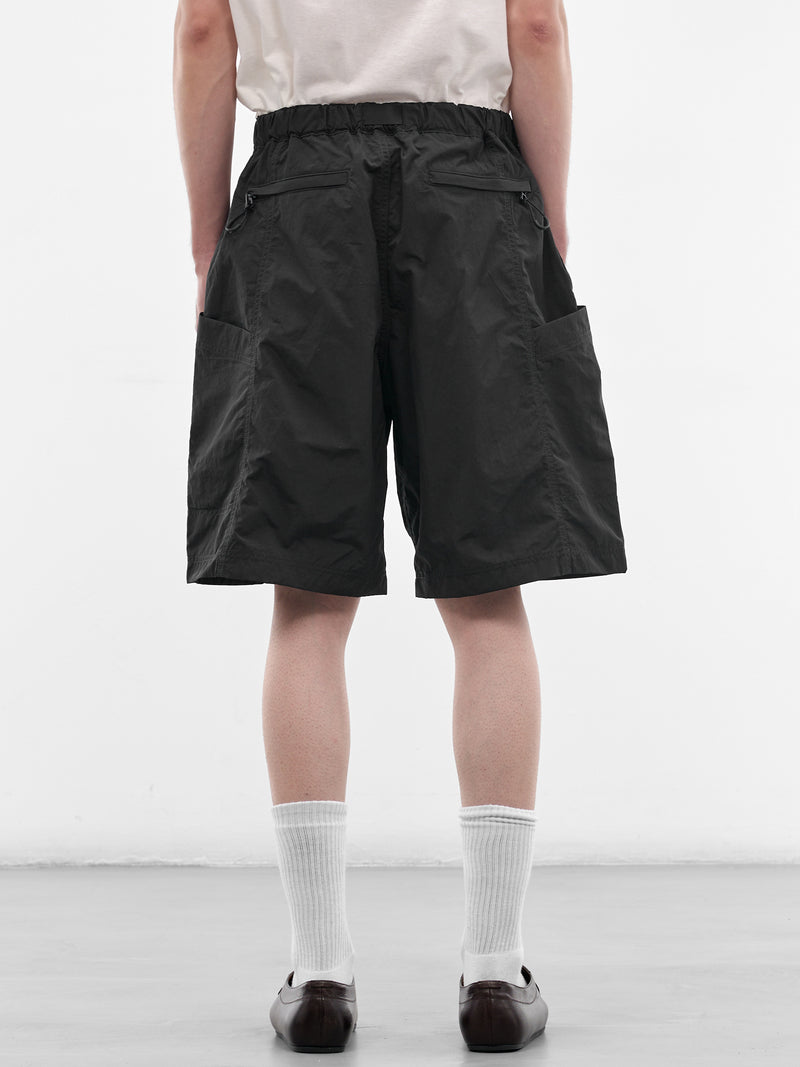 Black Nylon Climbing Shorts (HQ-P034-S26-BLACK)
