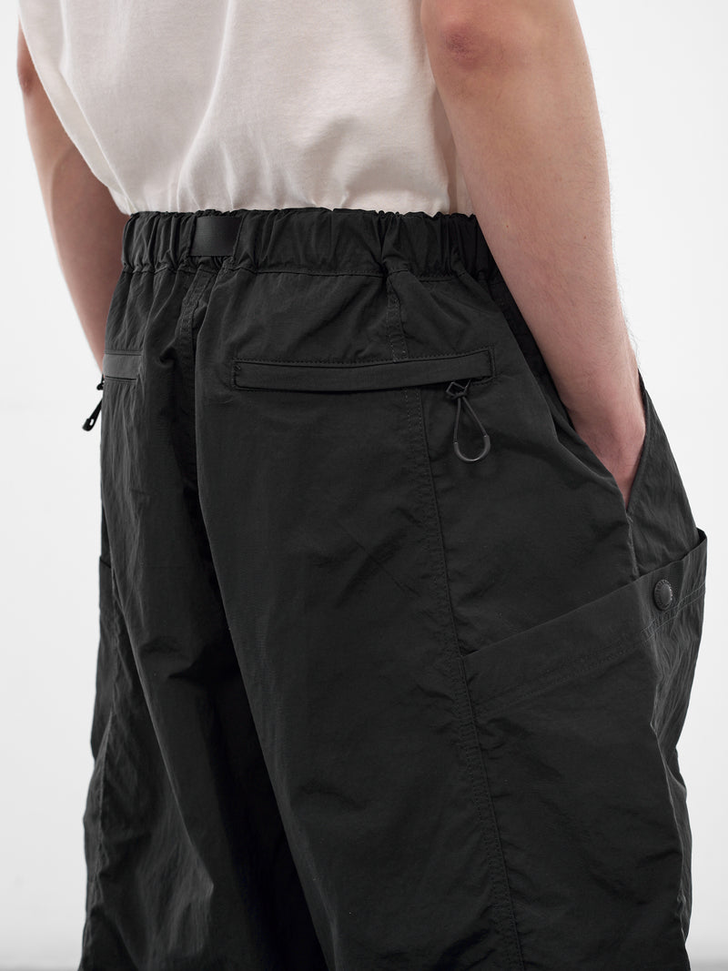 Black Nylon Climbing Shorts (HQ-P034-S26-BLACK)