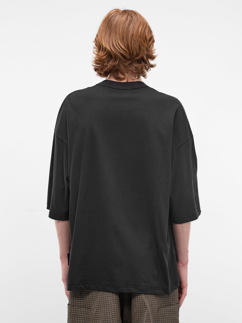 Black Oversized Tee (HQ-T001-S26-BLACK)