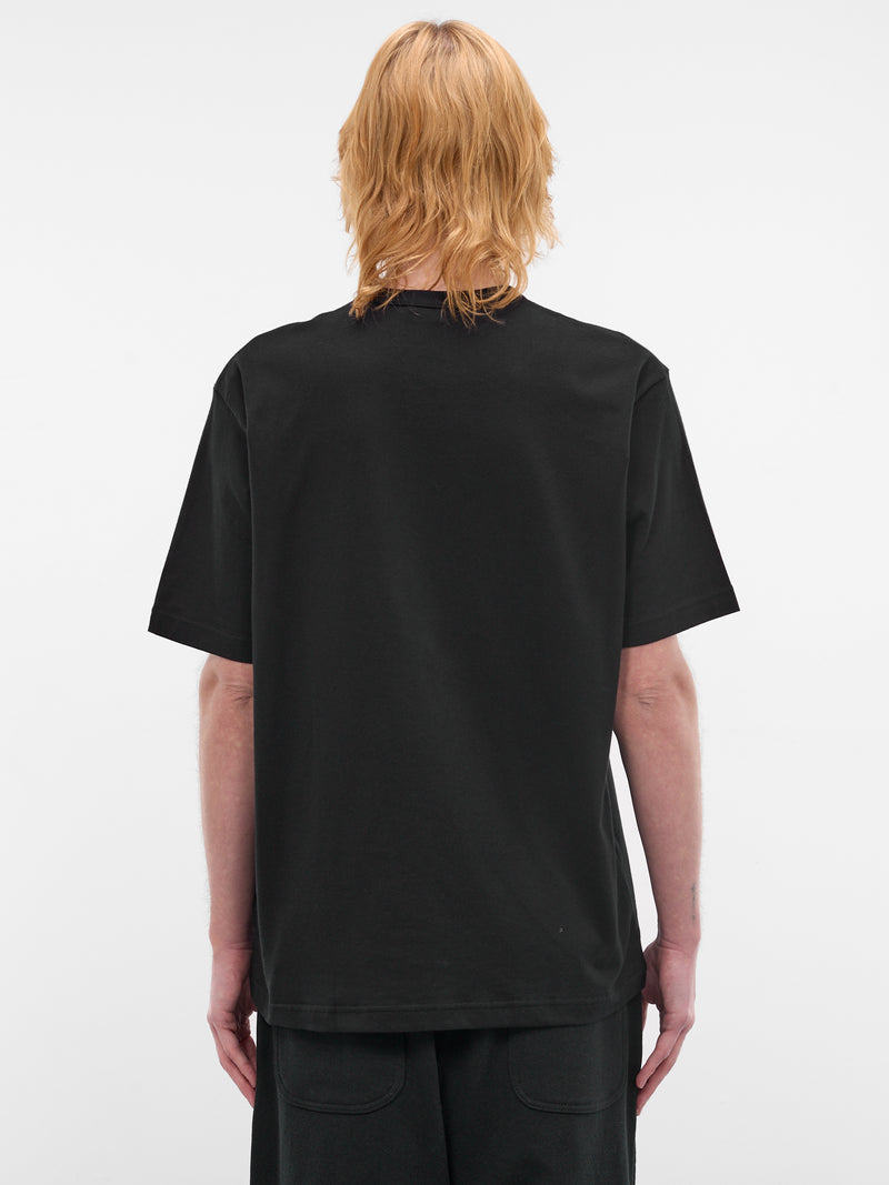 Black Short Sleeve Logo Tee (HQ-T101-S26-BLACK)