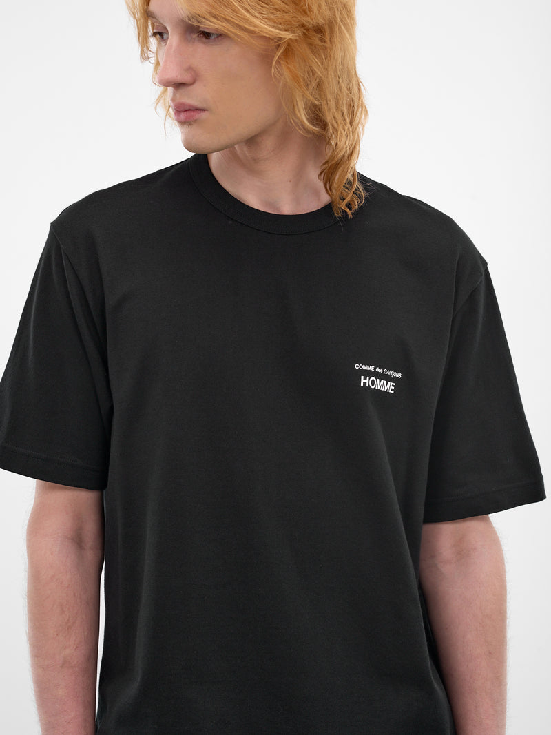 Black Short Sleeve Logo Tee (HQ-T101-S26-BLACK)