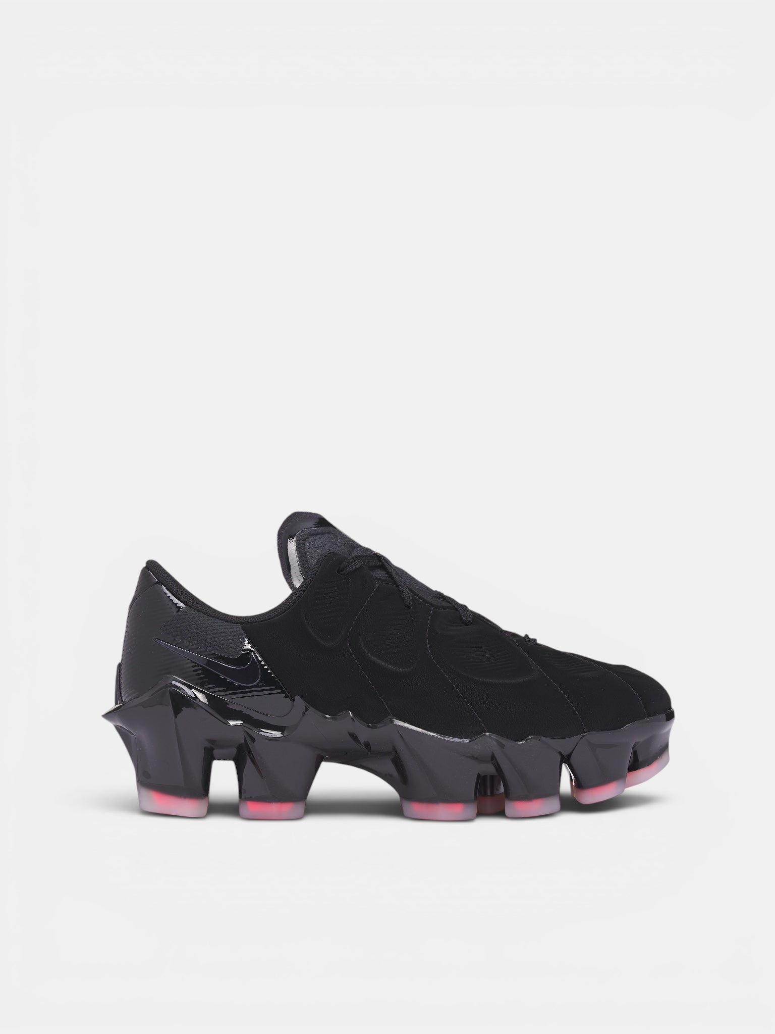 Black First Sight Mirage Sneakers (HQ2412-001-BLACK-CRIMSON)
