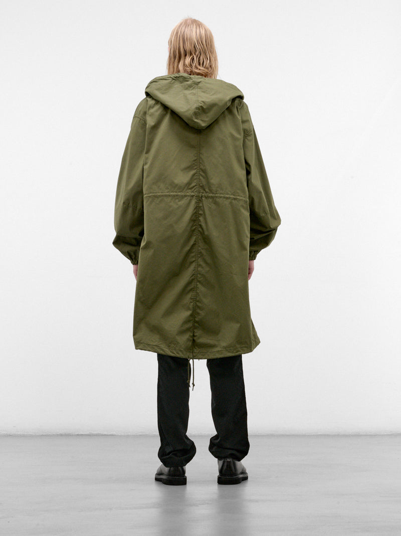 Khaki Cotton-Nylon Parka (HR-C002-W26-KHAKI)