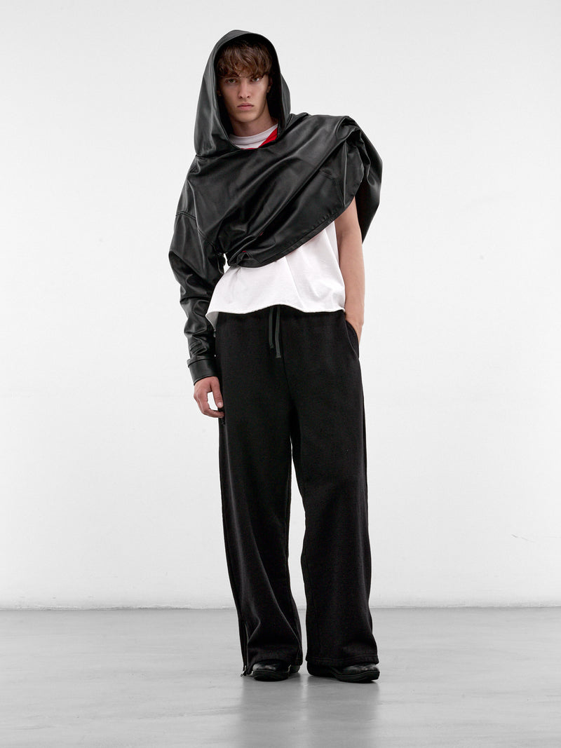 Black Wide Sweatpants (HR10301-BLACK-SS26)
