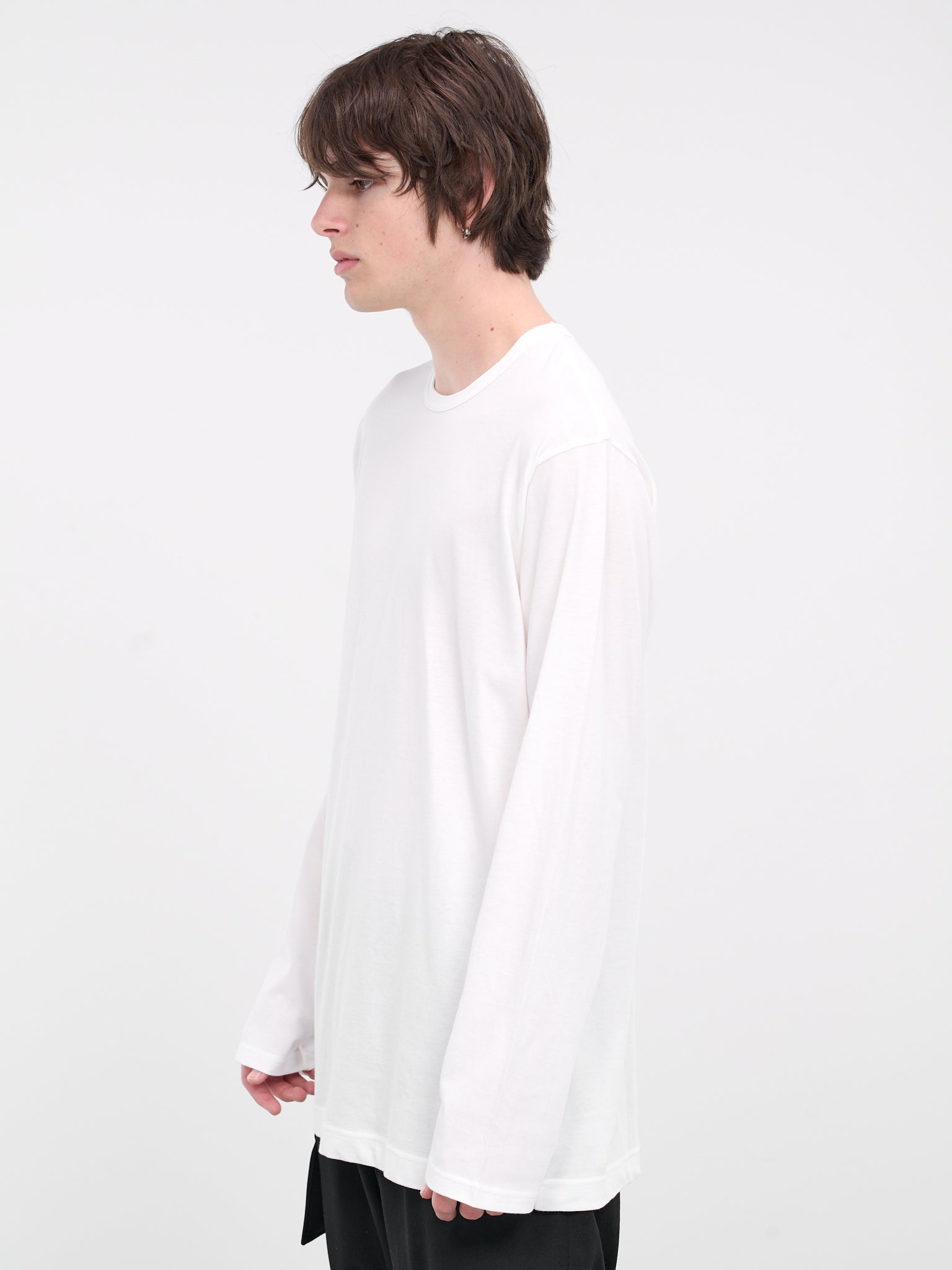 Long Sleeve Tee (HS-T03-070-1-OFF-WHITE)