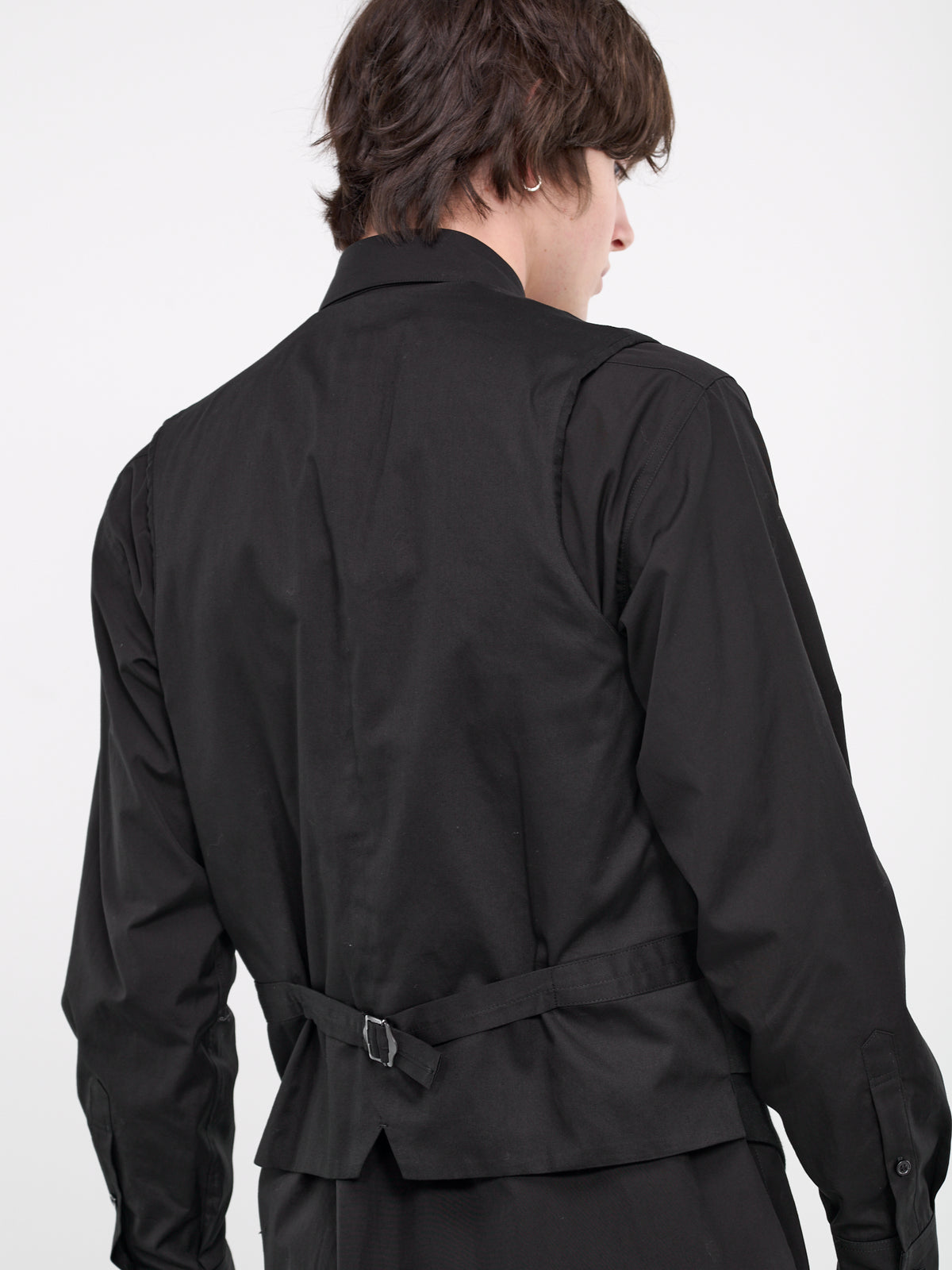 Safety Pin Vest (HS-V03-308-1-BLACK)