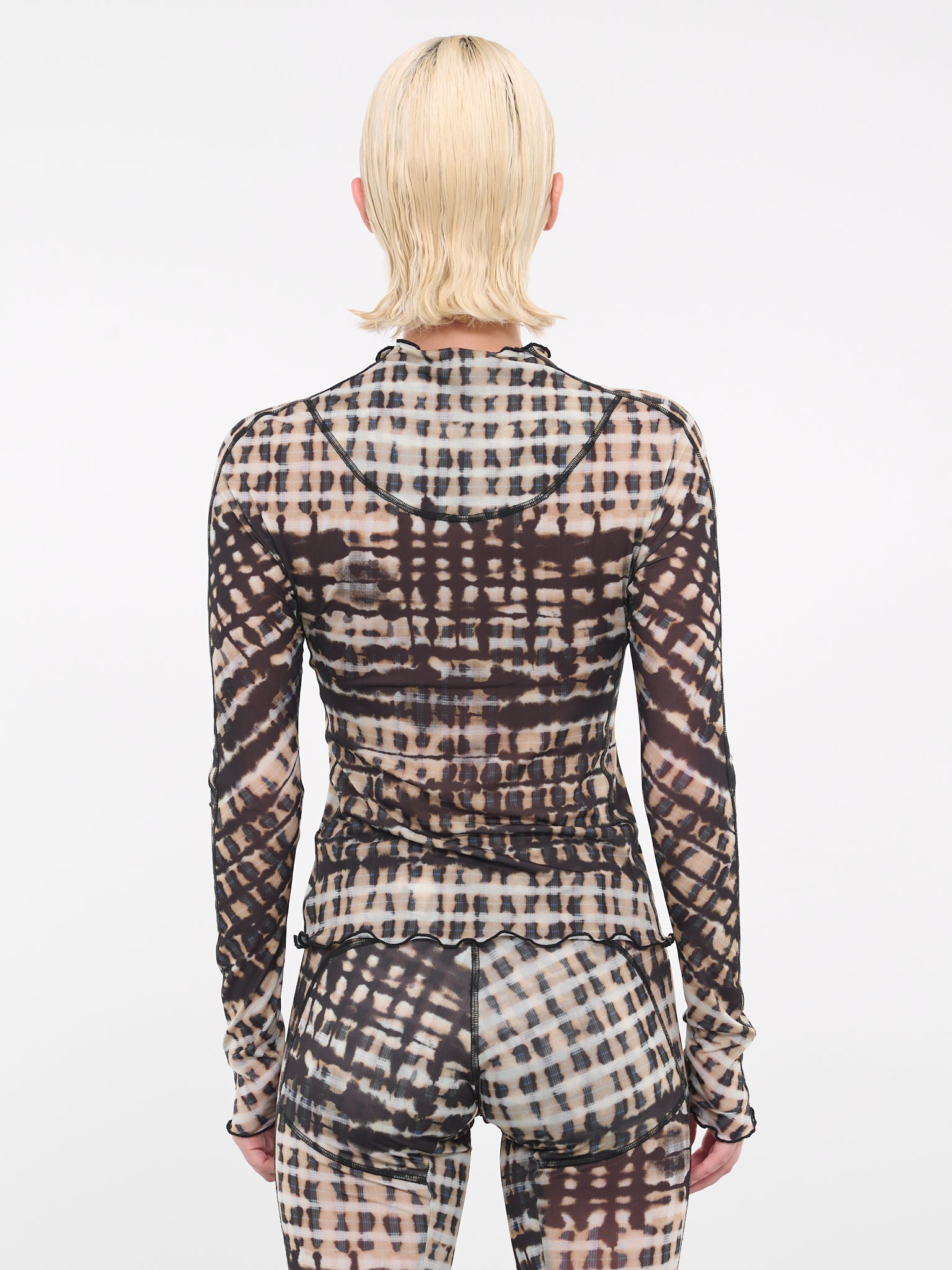 Ink Plaid Top (HT0INKP-INK-PLAID)