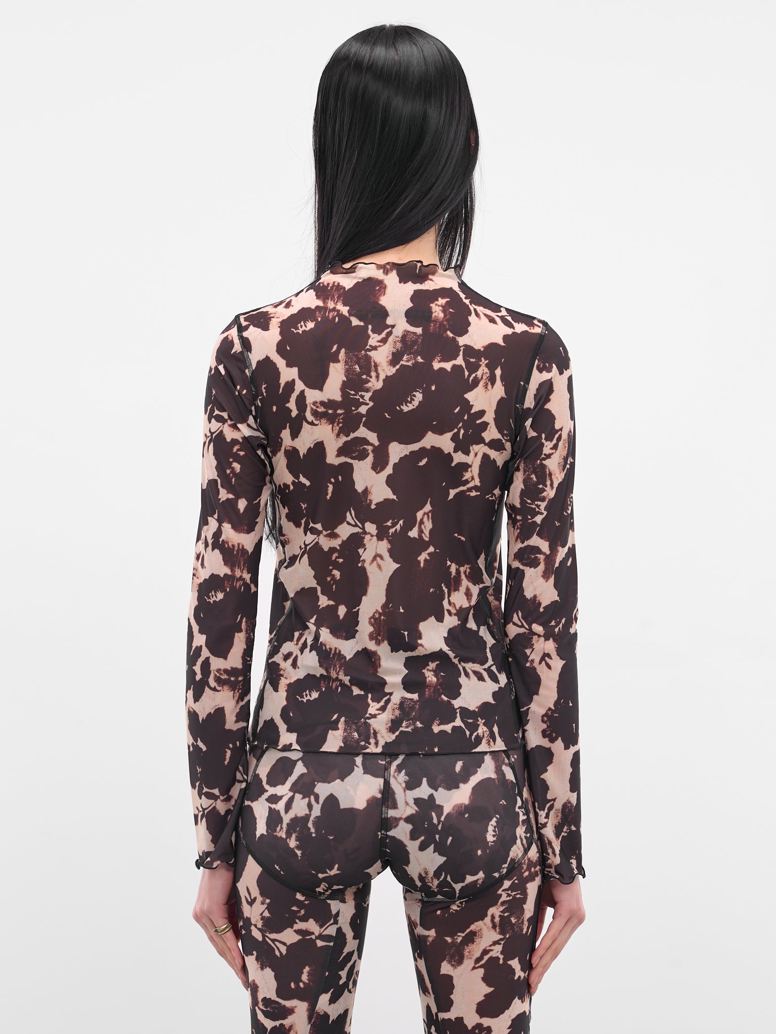 Abstract Rose Print Halcyon Top (HT0RO-ROSE)